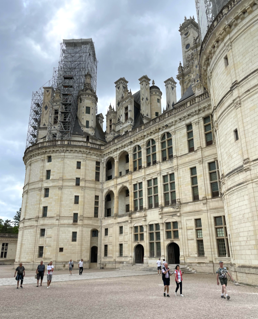 샹보르 성 정면 전경