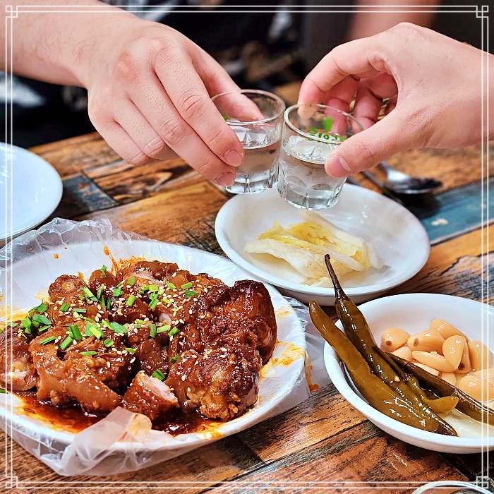 종로 5가, 광장시장 맛집 대창 순대, 허파 볶음