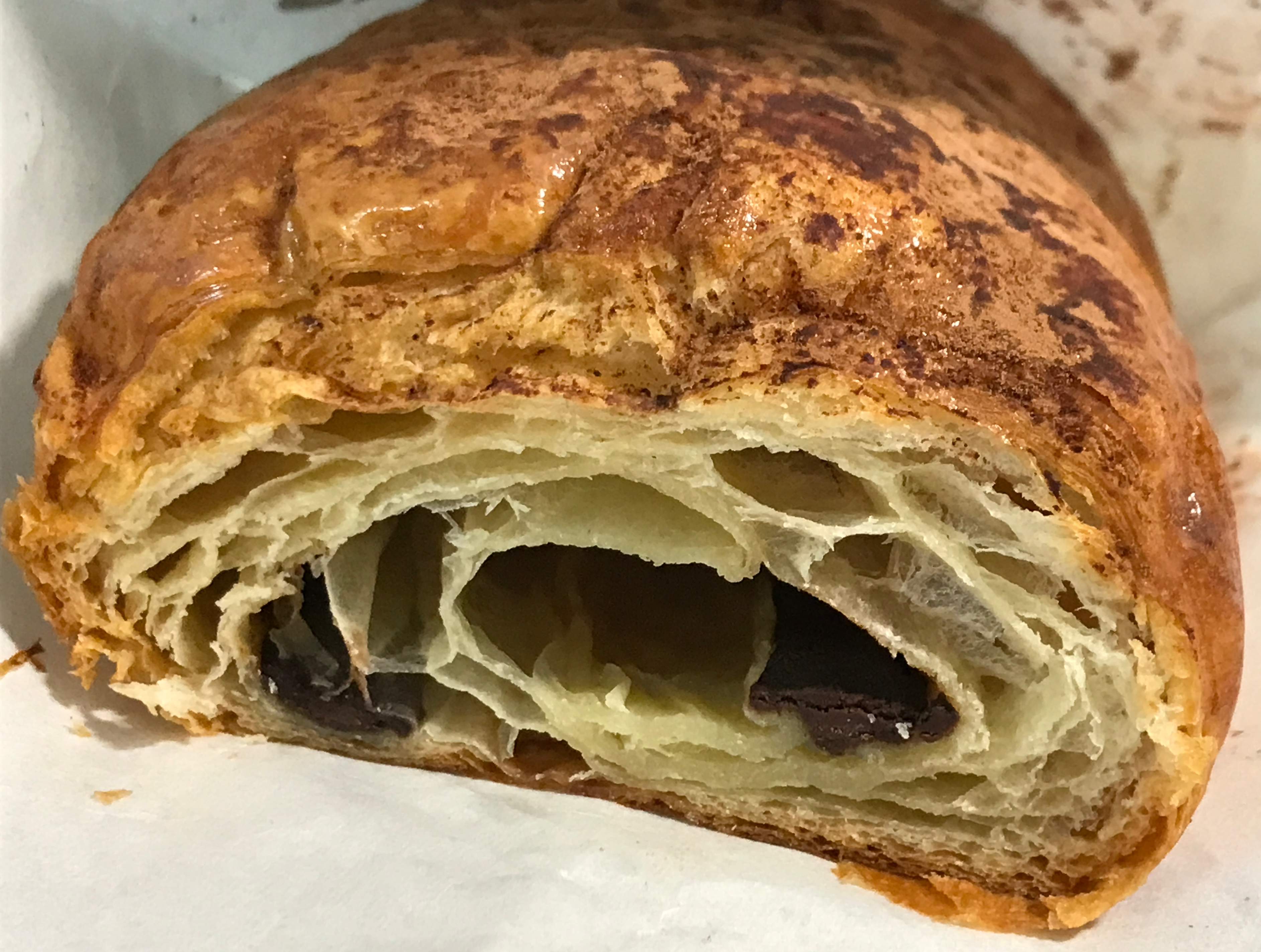 뺑오쇼콜라 단면