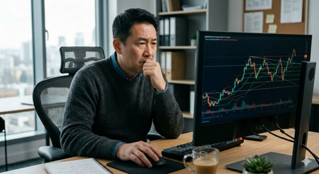 한화솔루션 유상증자 발표 이후 주가 하락을 보며 투자 타이밍을 고민하는 개인 투자자