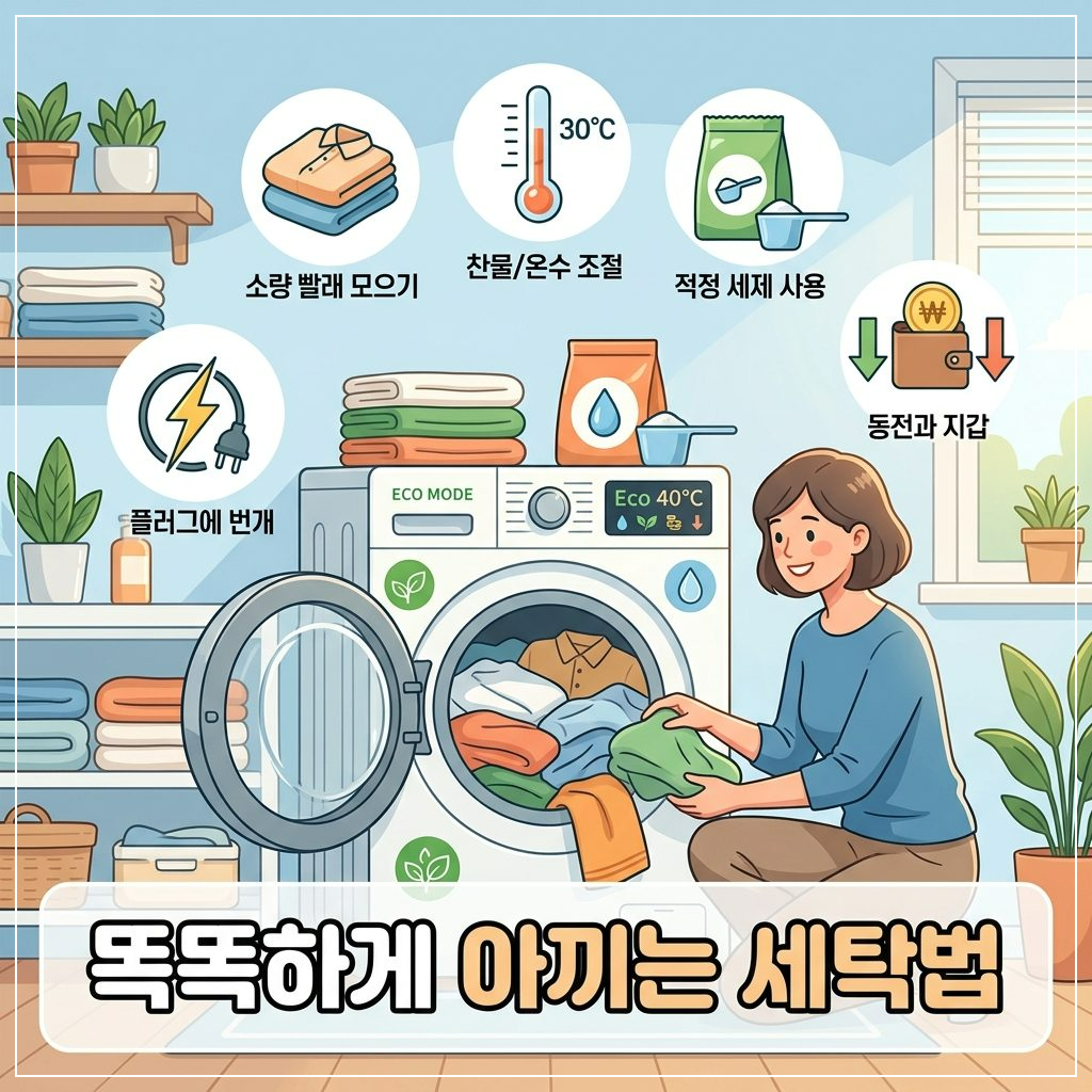 세탁비절약