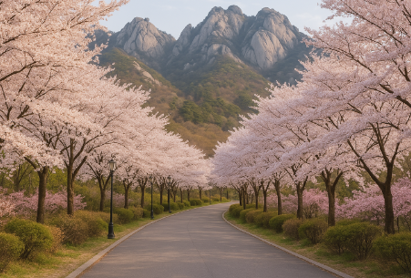 서울 북부 벚꽃 스팟 관련 사진