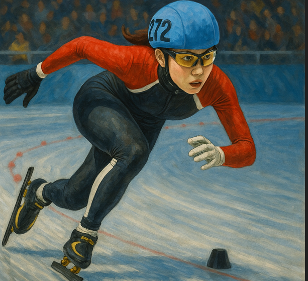 쇼트 트렉 경기 이미지