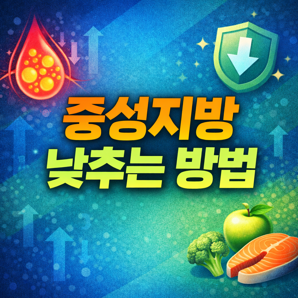 중성지방 낮추는 방법