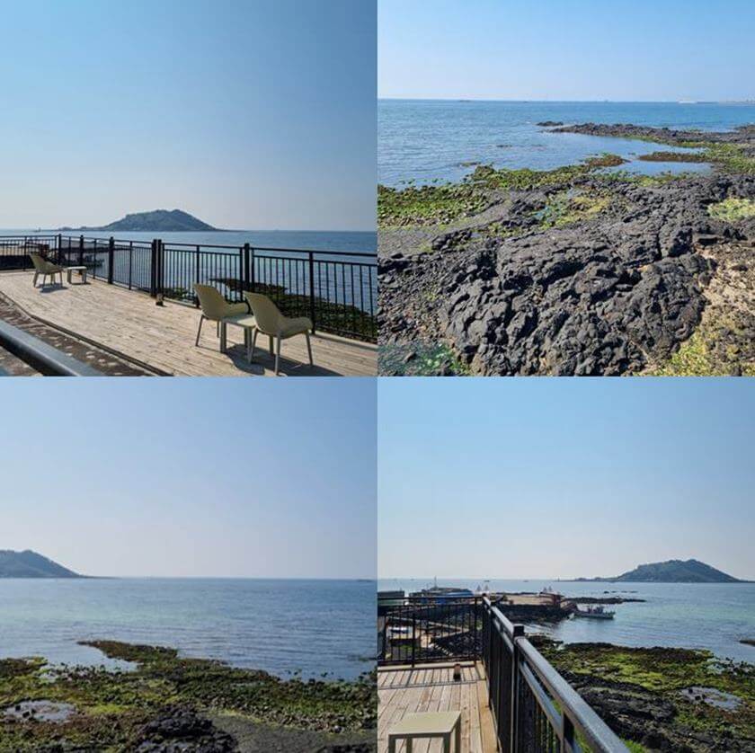 협재_해변_해수욕장_근처_제주_오션_바다_뷰_카페_비선루