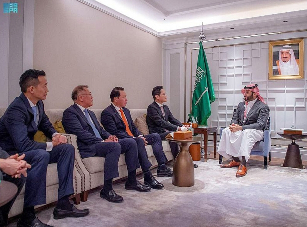 빈살만과 국내 대기업 총수들