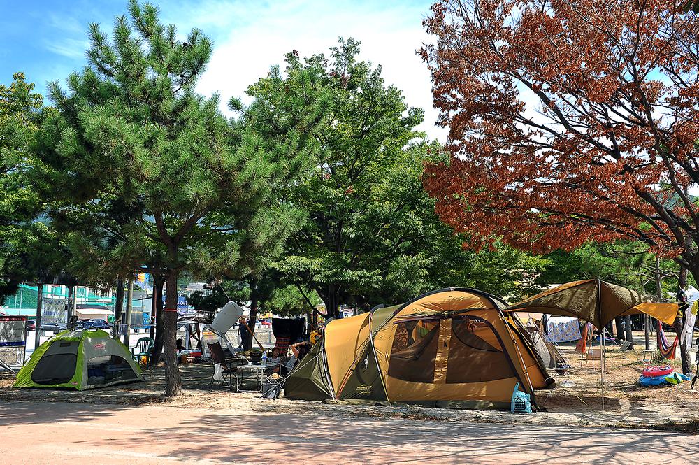 남해군 상주은모래비치 오토캠핑장 소개