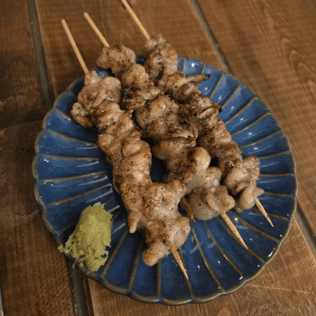 목록주점 키맨 닭목살, 달껍질2개