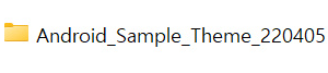 Android_Sample_Theme