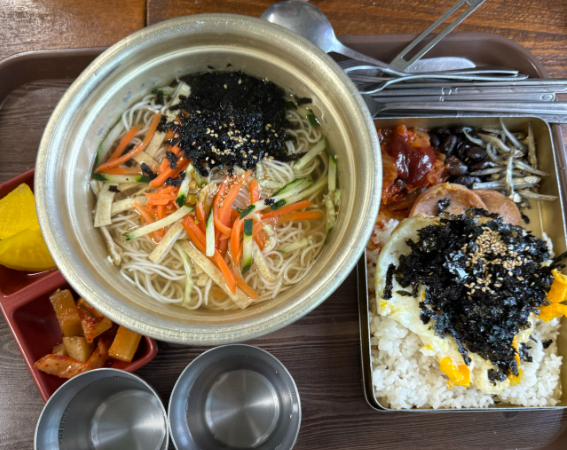옛날국수 도시락