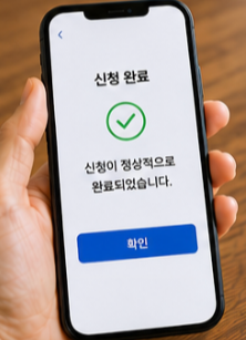 모바일 카드 등록 확인