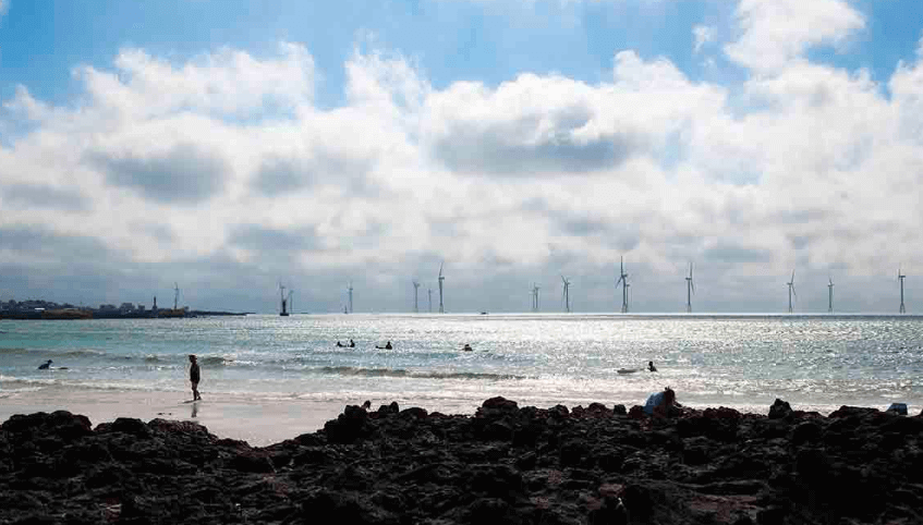 곽지해수욕장 &ndash; 용천수가 솟아나는 특별한 해변