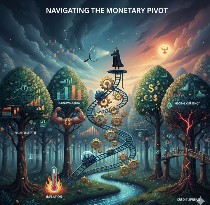 통화정책 전환기 상징 그림