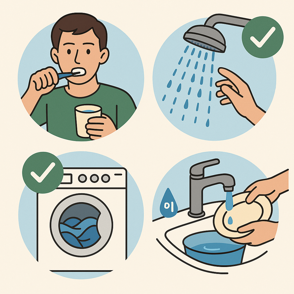 물 절약 관련 사진