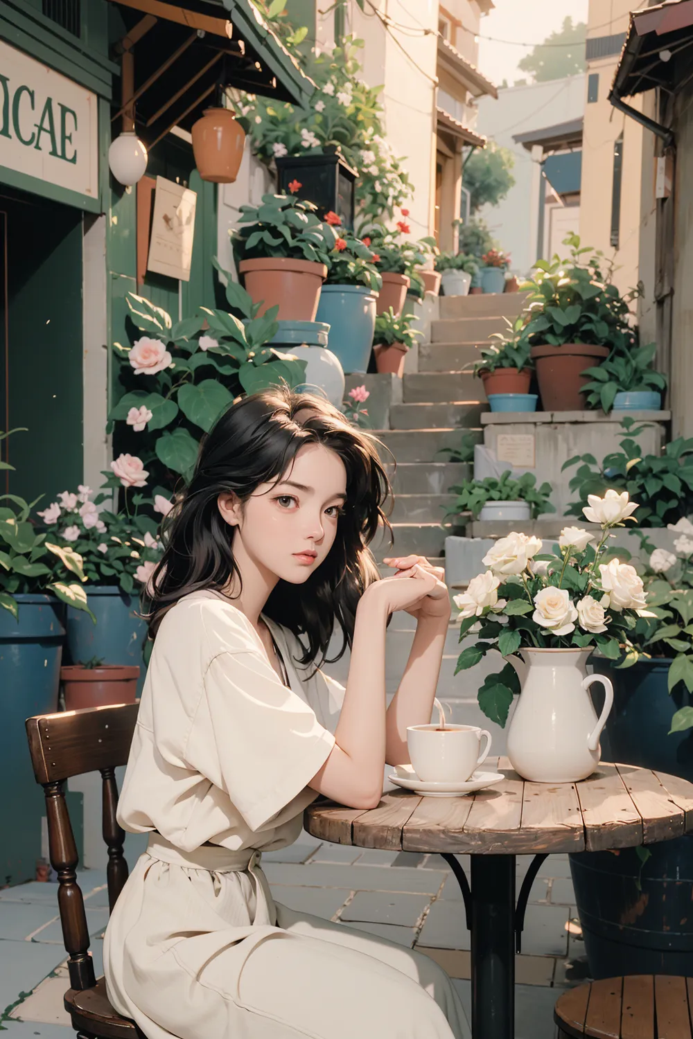 Retro Model Coffe Server Time