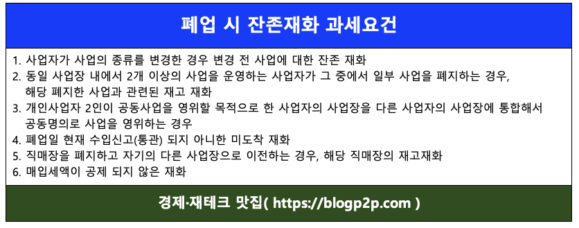 사업자-폐업시-간주공급-제외대상