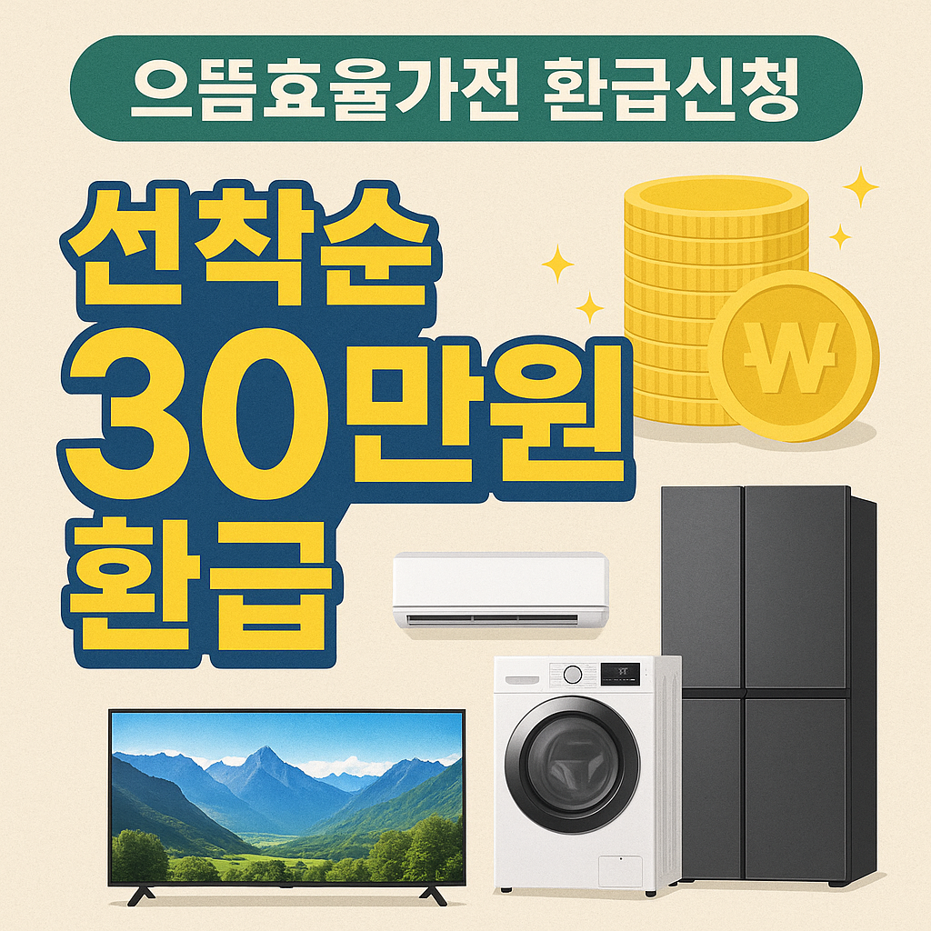 으뜸효율가전 환급신청 이미지