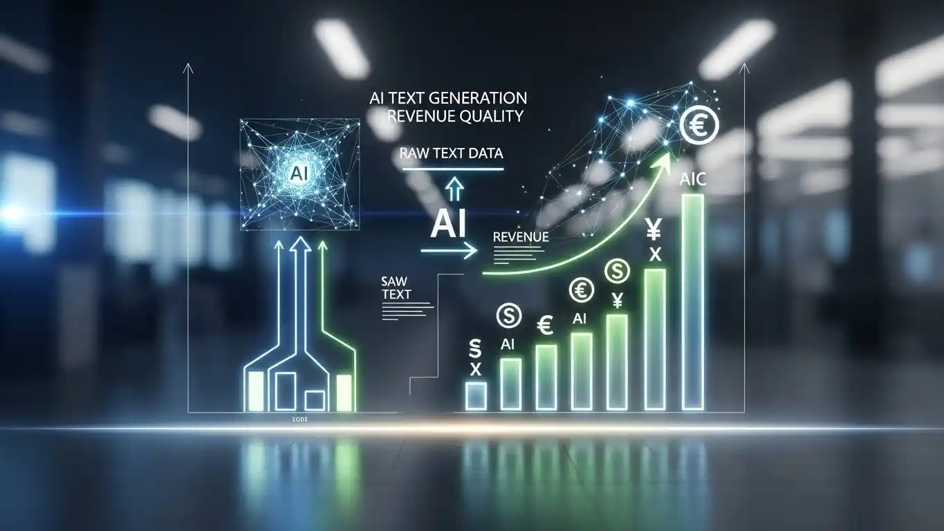 <img src="ai_text_generation_measuring_value_and_improving_quality_of_revenue.webp" alt="AI 텍스트 생성이 수익의 질을 개선하며 자본 흐름을 증명하는 전략적 과정을 표현한 이미지 입니다">