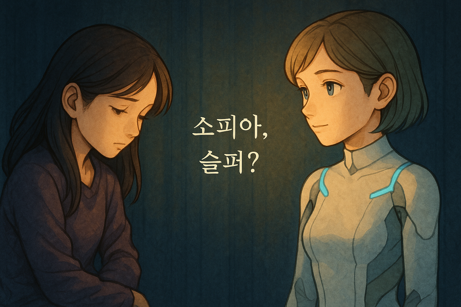 시연, 감정의 진실성에 대해 AI에게 직접적으로 묻다