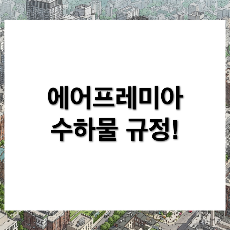 에어프레미아 수하물 규정