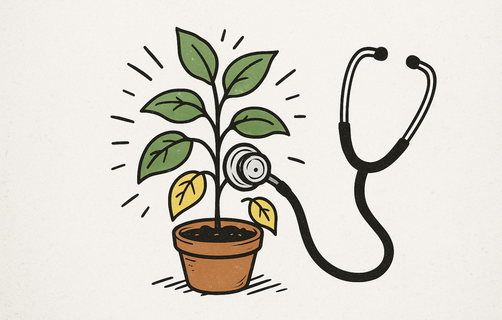 잎에 생긴 점 하나, 이유가 뭘까? &ndash; 식물 증상별 건강 상태 해석 가이드