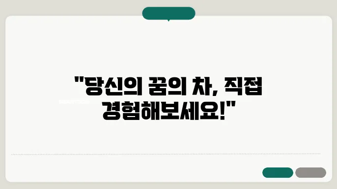 자동차 시승 신청