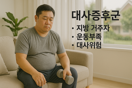 대사증후군 (지방 거주자, 운동부족, 대사위험)