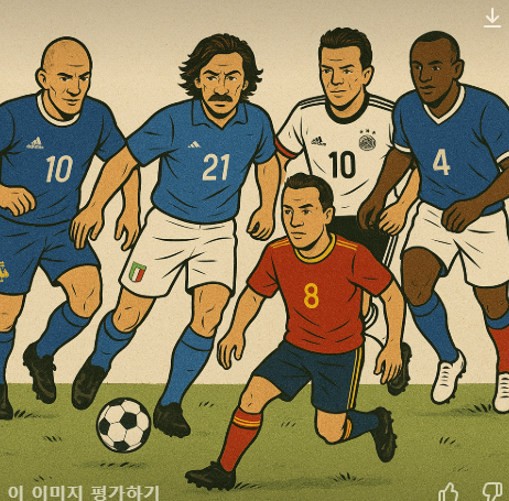 세계 최고 중앙미드필더 관련 이미지