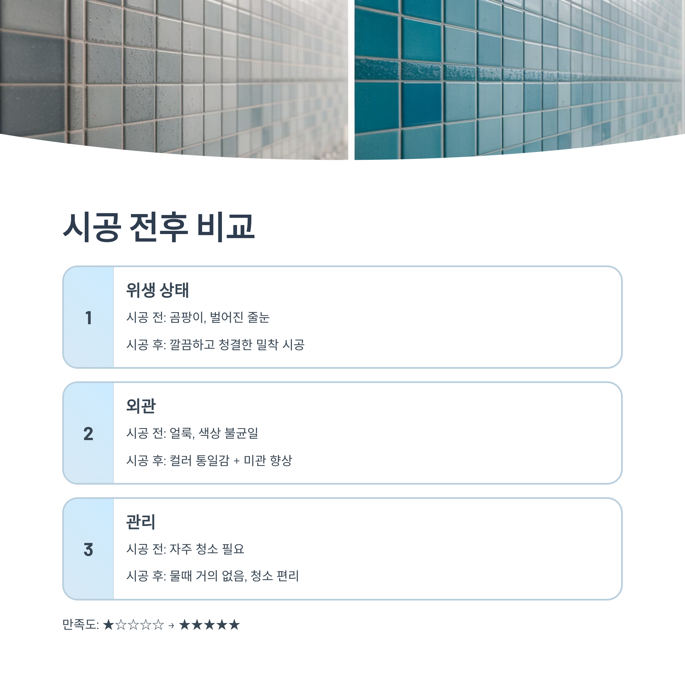 줄눈은 '빅라이언 에폭시'로! 전문가의 선택은 이유가 있더라