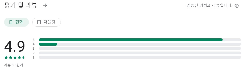 모자이크 사진 효과앱 평가