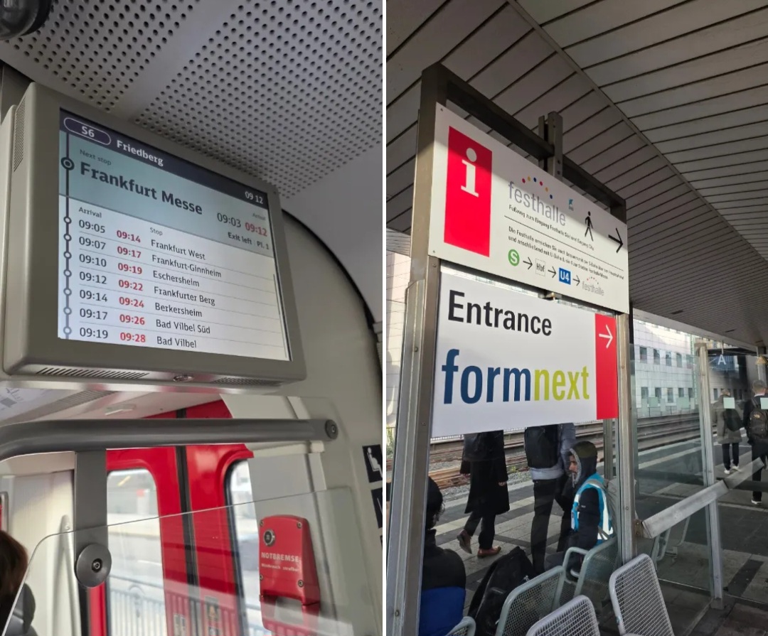 프랑크푸르트 중앙역에서 메세 박람회장 및 공항 가는 법 (S-Bahn 티켓 구매/탑승)