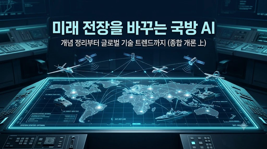 미래 전장을 바꾸는 국방 AI 트렌드 - 개념 정리부터 글로벌 기술 트렌드까지 포스팅 대표 썸네일 이미지