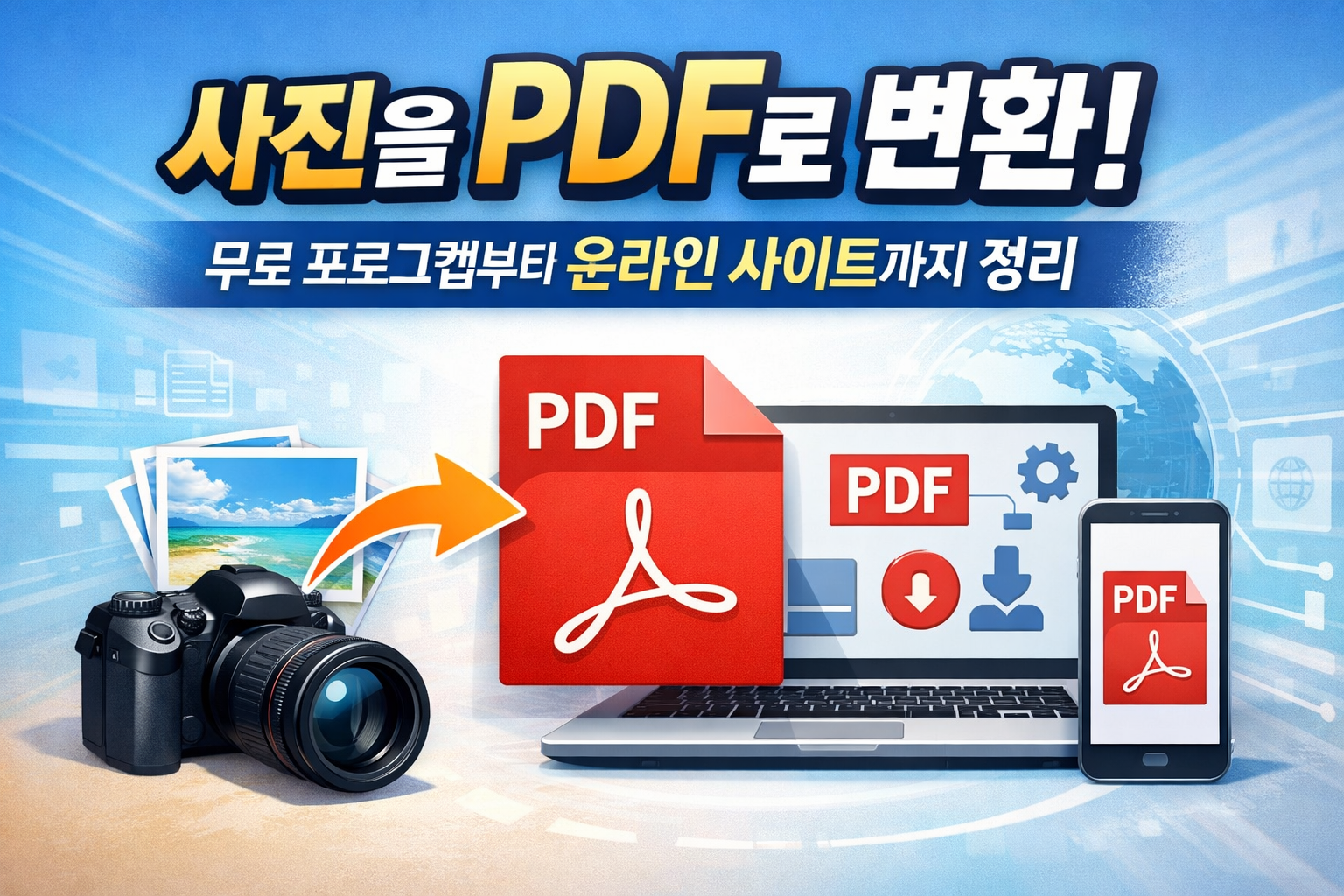 사진을 pdf로 변환