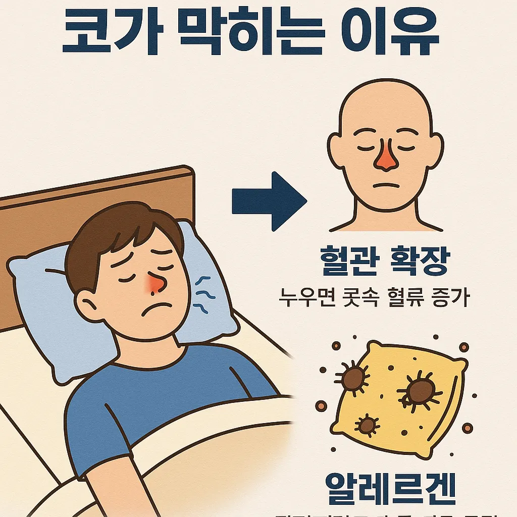 침대에서-누우면-코가-막히는-이유를-설명하는-인포그래픽-혈관-확장과-알레르겐-영향-시각자료