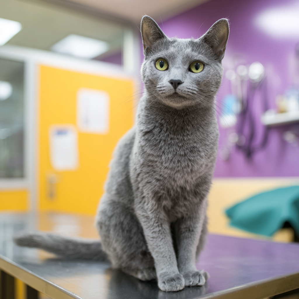 러시안블루 건강검진