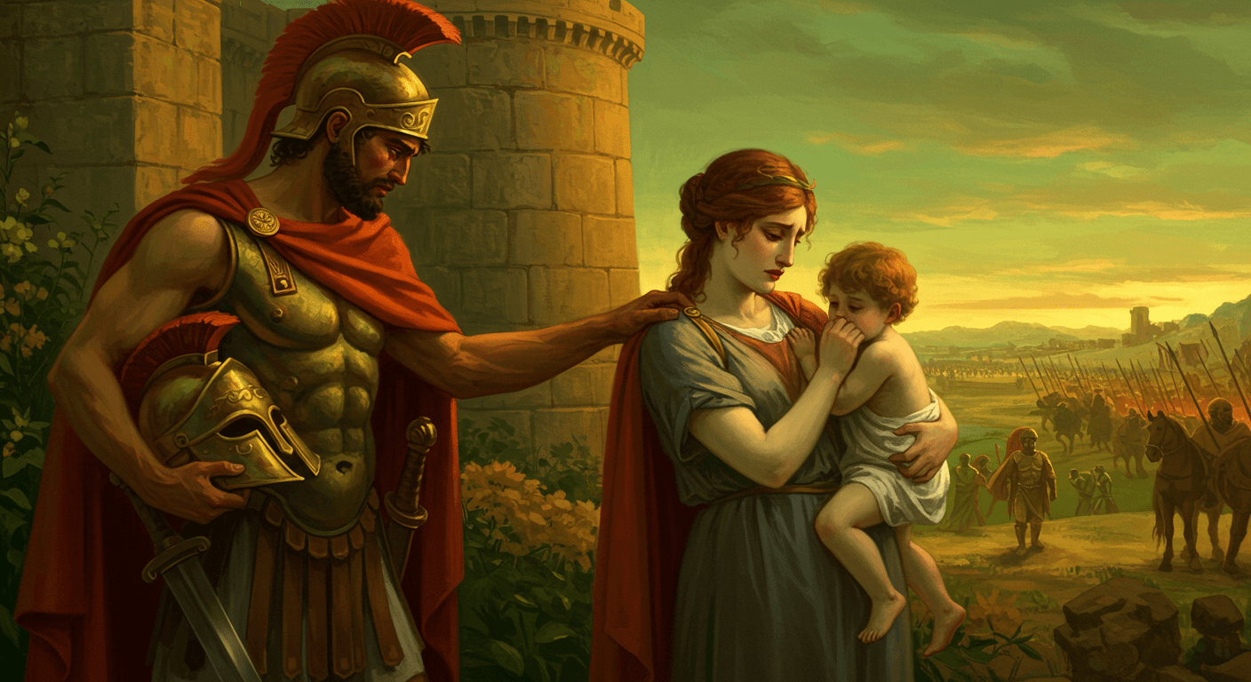 헥토르와 안드로마케의 감정 분석 관련 사진