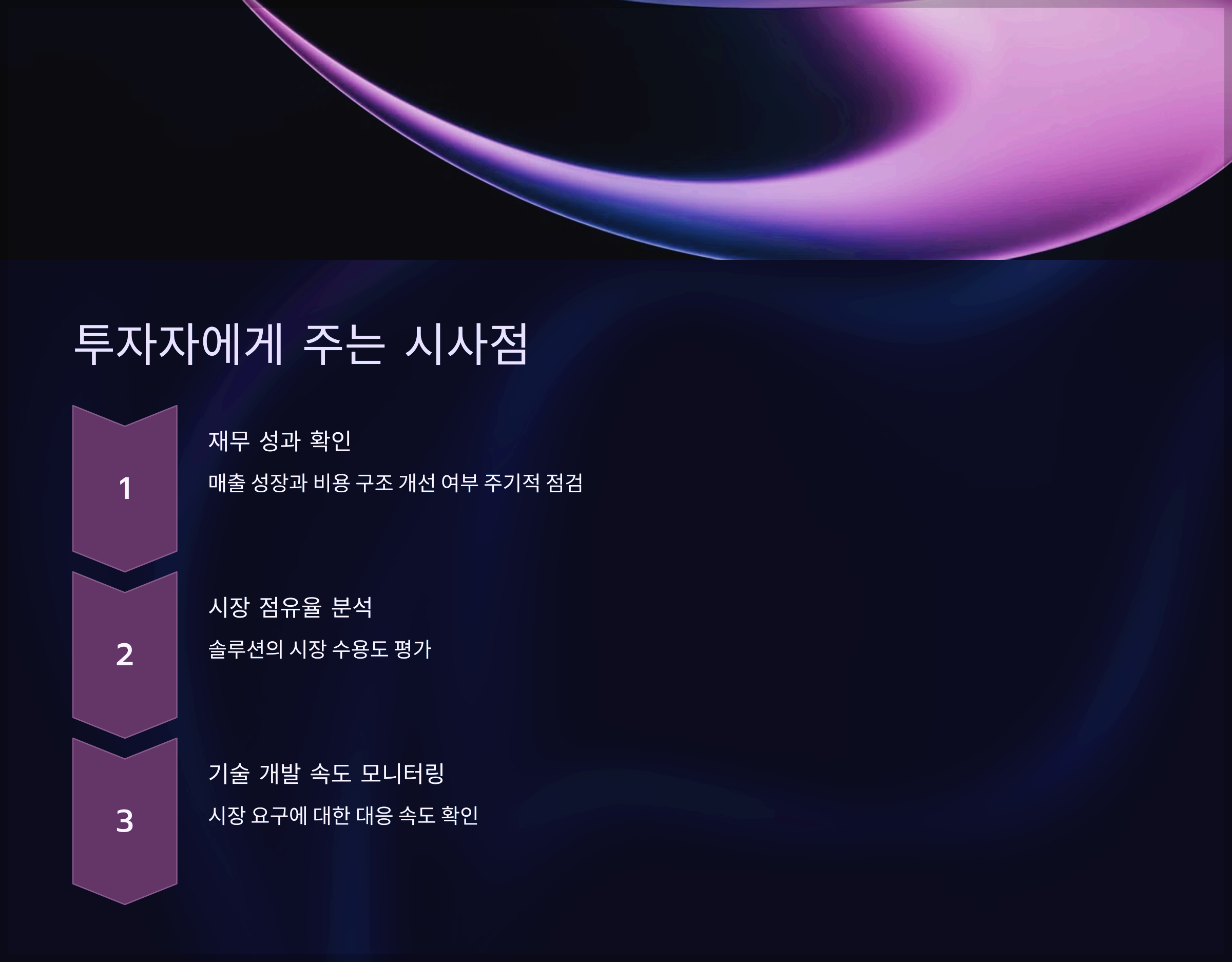 투자자에게 주는 시사점