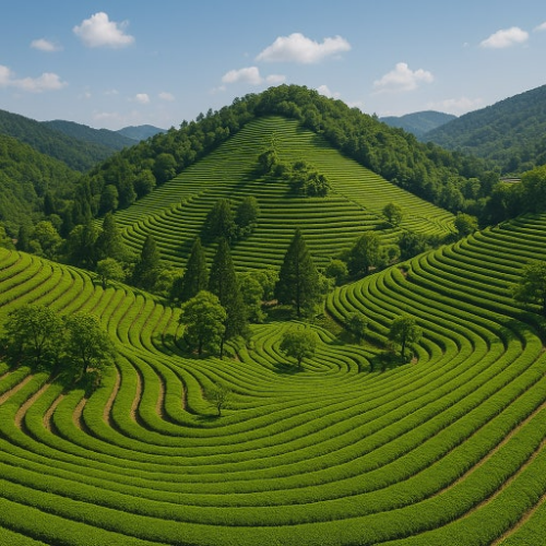 하동 녹차밭 사진