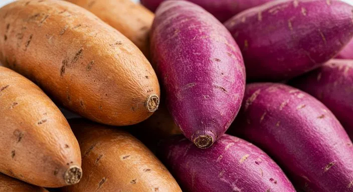 고구마와 자색 고구마의 원산지와 역사적 배경 차이