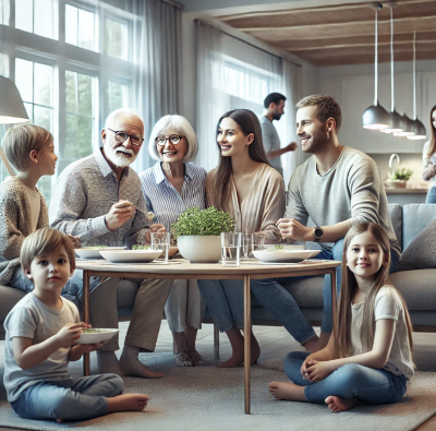 초고령화 시대의 가족 이미지