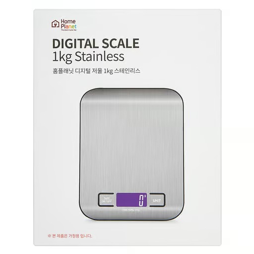 주방저울 고르는법 소재 비교 스테인리스 플라스틱