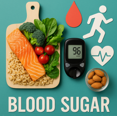 혈당 관리에 대한 사진