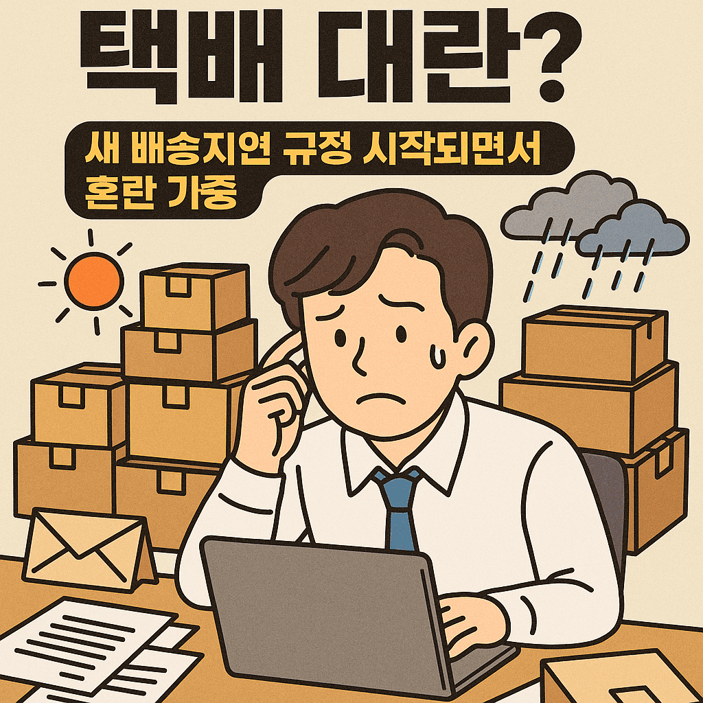 택배 배송규정 변경