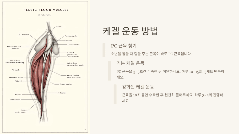 케겔 운동 방법