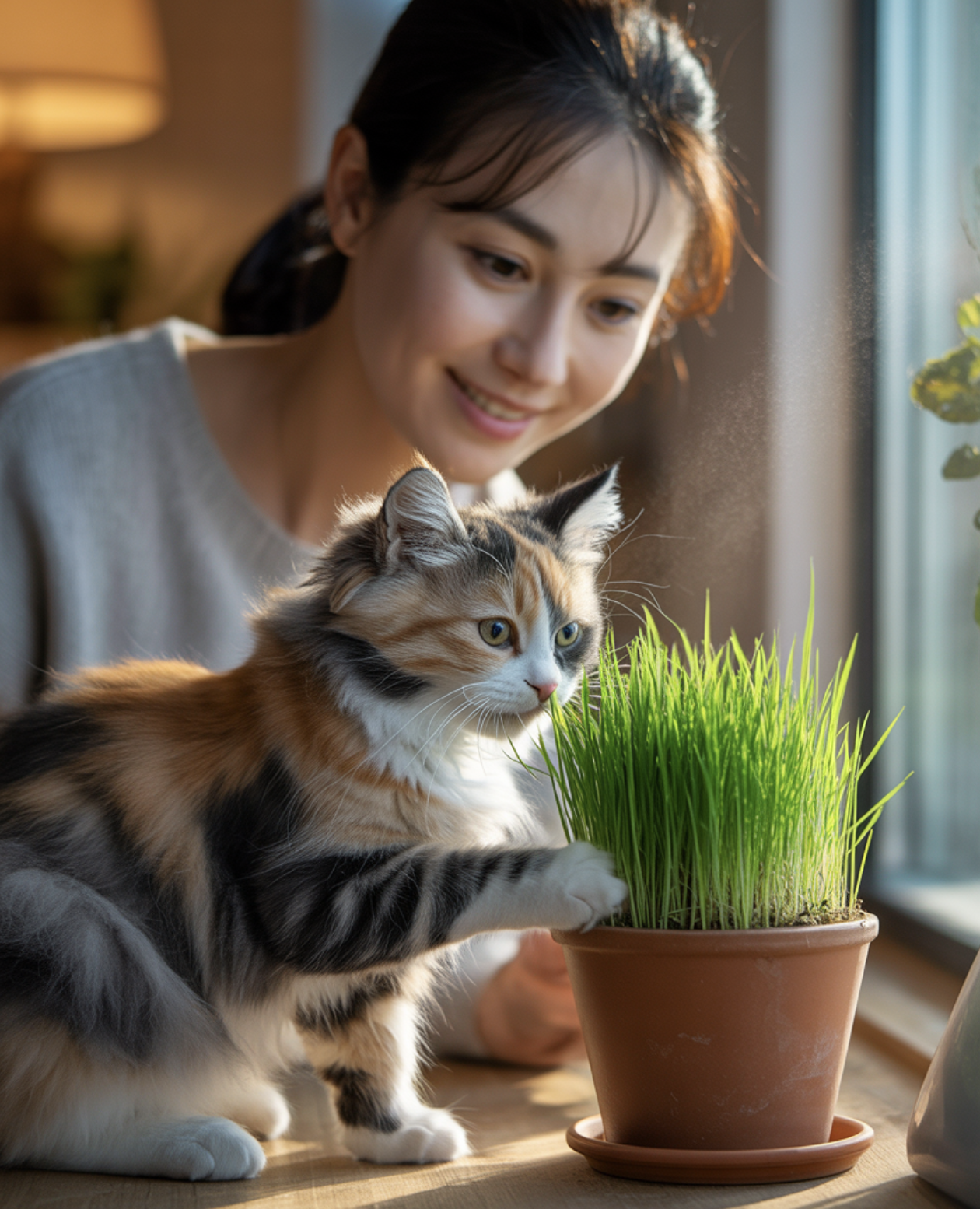 고양이 풀, 왜 먹는 걸까요?