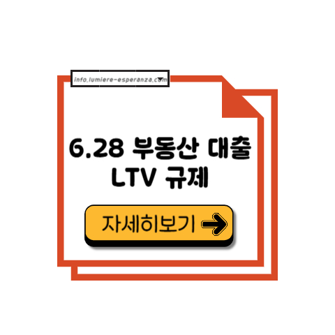 6.28 부동산 대출 LTV 규제