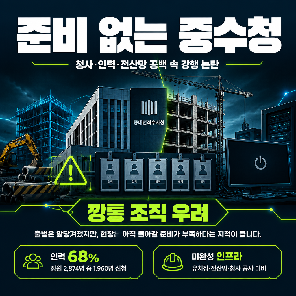 준비 없는 중수청