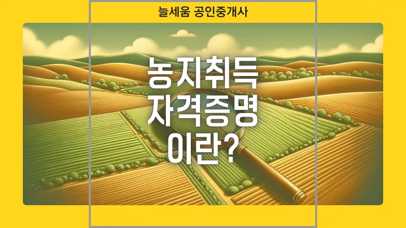 농지 취득 절차 자격증명 면적 제한 서류 신고 유의점_3