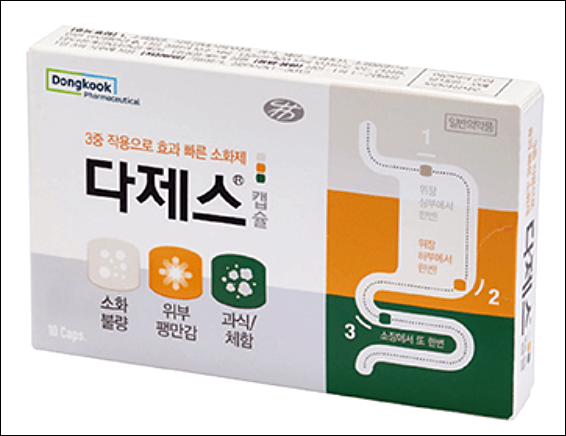 다제스 소화제 효능 복용법 부작용