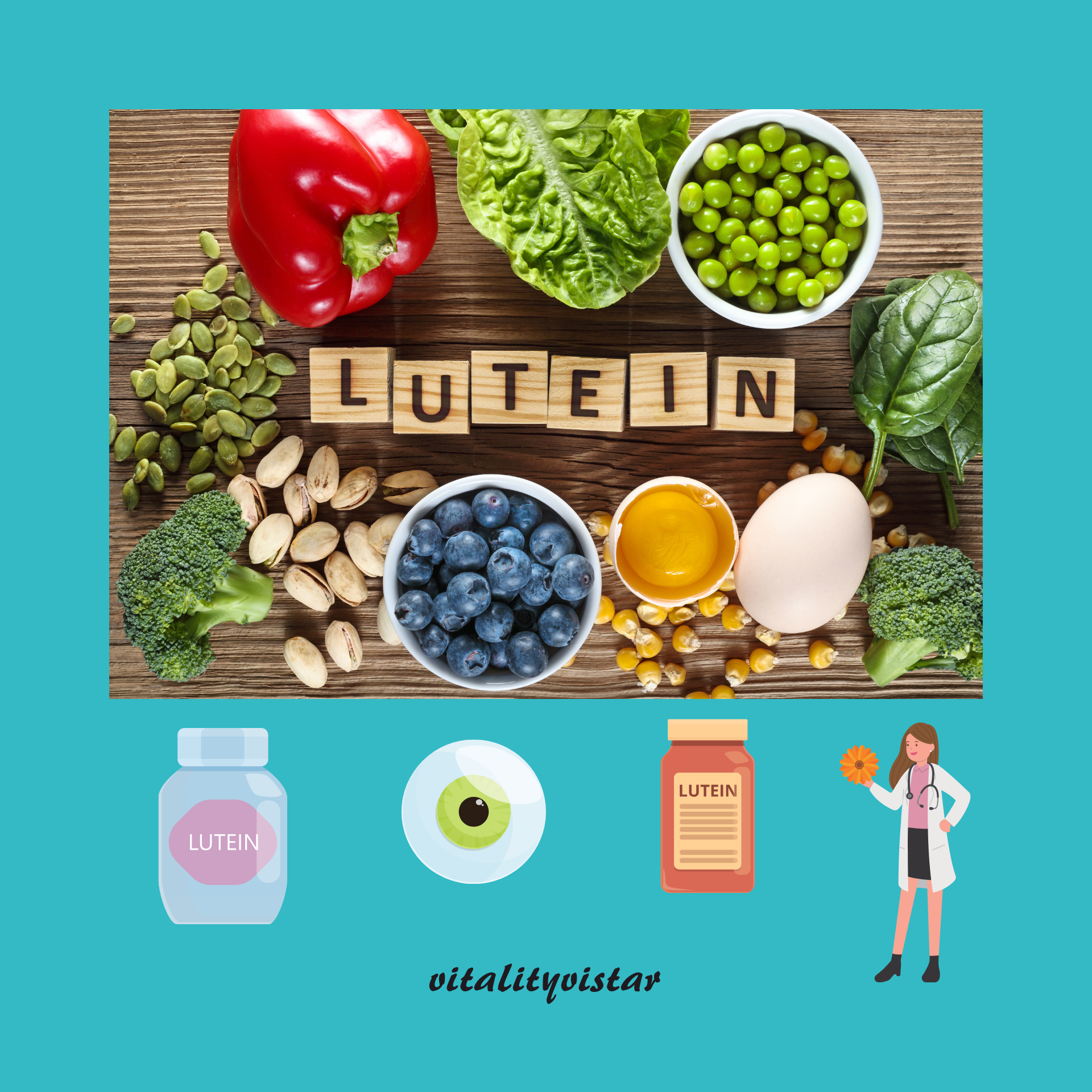 루테인 함유 식품들